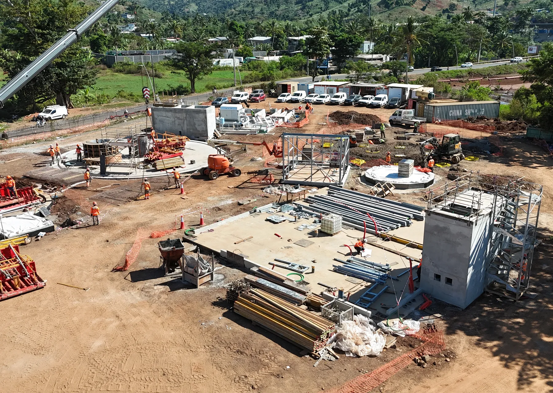 Station d'épuration de Mamoudzou à Mayotte
